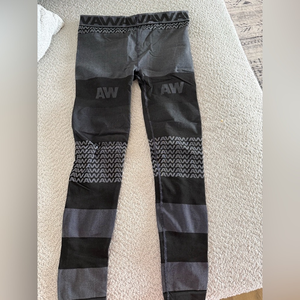 Alexander Wang Black and Gray Leggings